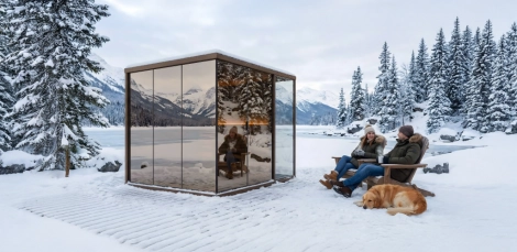 Spiegelglas Sauna Spiegelglas Sauna