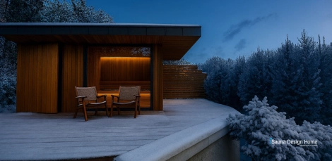 Premium-Außensaunahaus Premium-Außensaunahaus