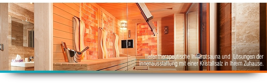 Infra Sauna mit Salz