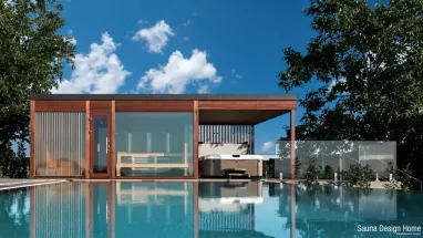 Individuelles Luxus Saunahaus am Plattensee - iSauna Design Home Individuelles Luxus Saunahaus am Plattensee - iSauna Design Home