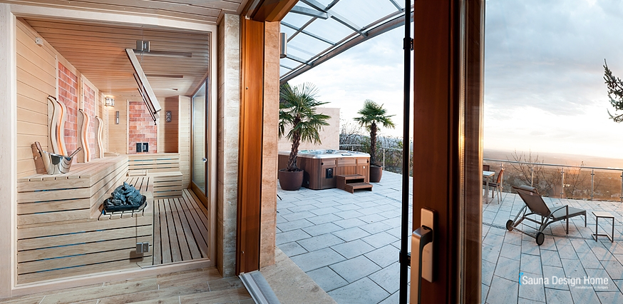 Individuelle Sauna mit Panorama