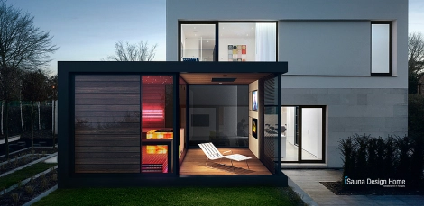 Luxus design Sauna Haus Wien