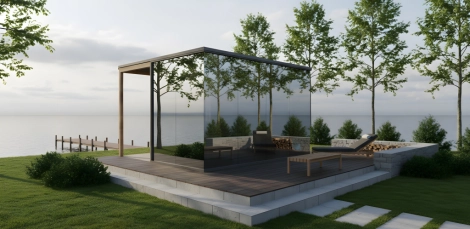 Spiegelglas Sauna Spiegelglas Sauna